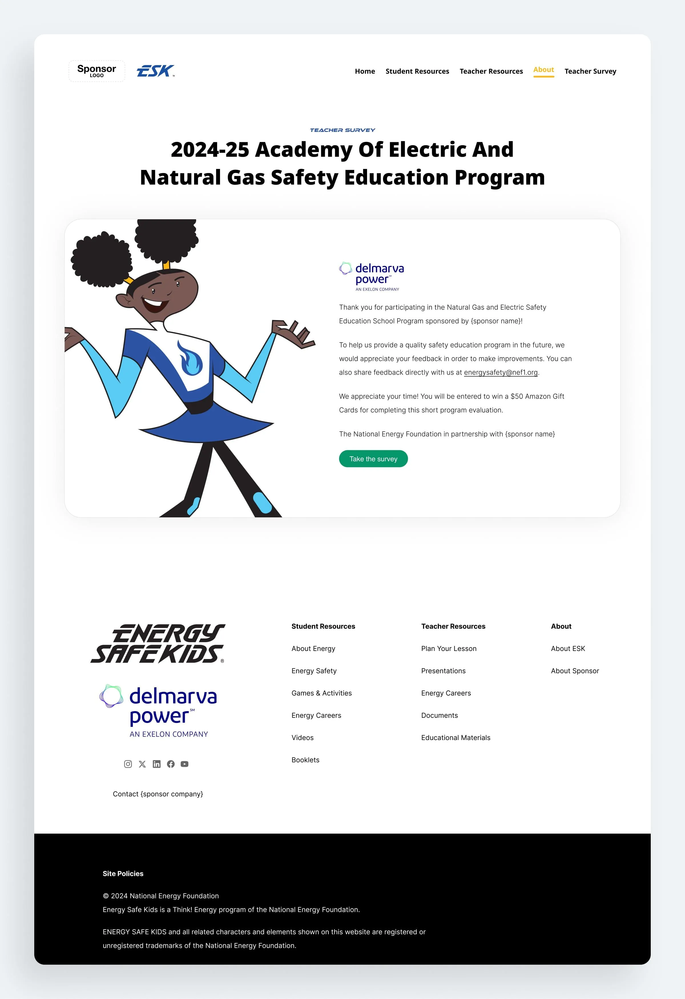 Energy Safe Kids design, image 06