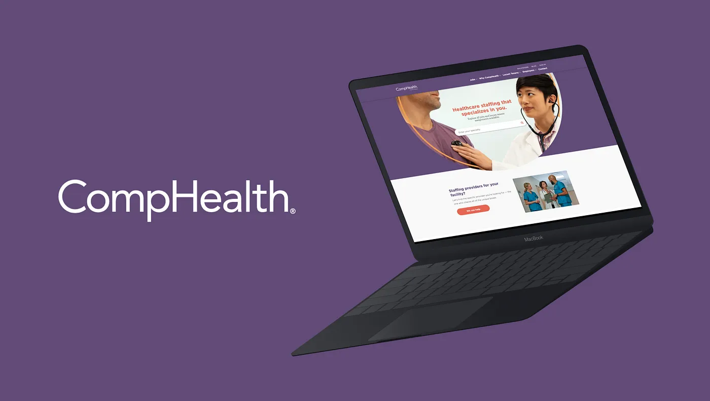 CompHealth · CHG Healthcare case study cover