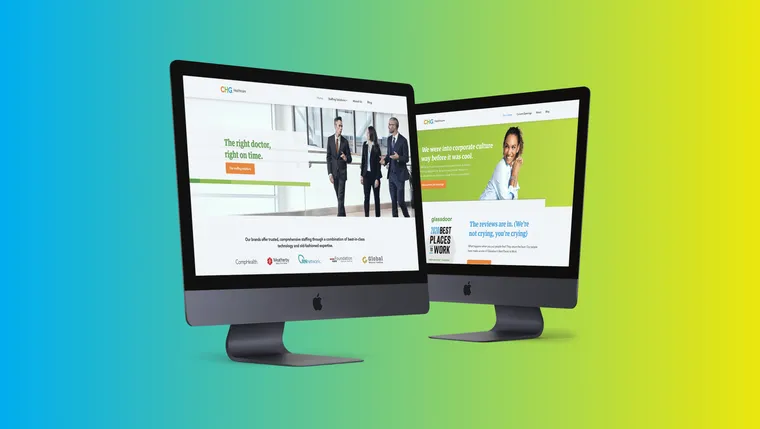 CHG Healthcare case study cover